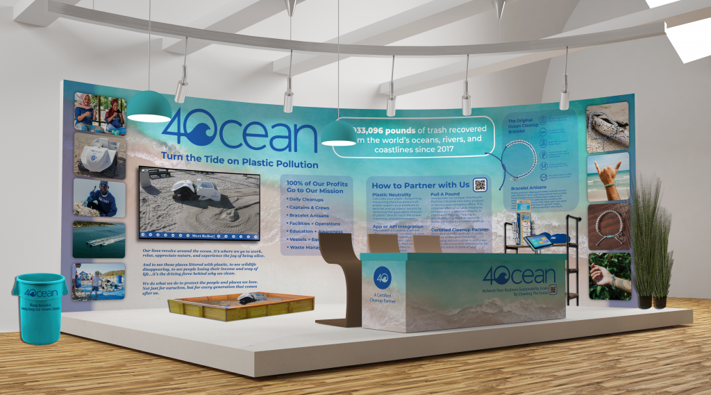 4 Ocean Compact Booth Mockup