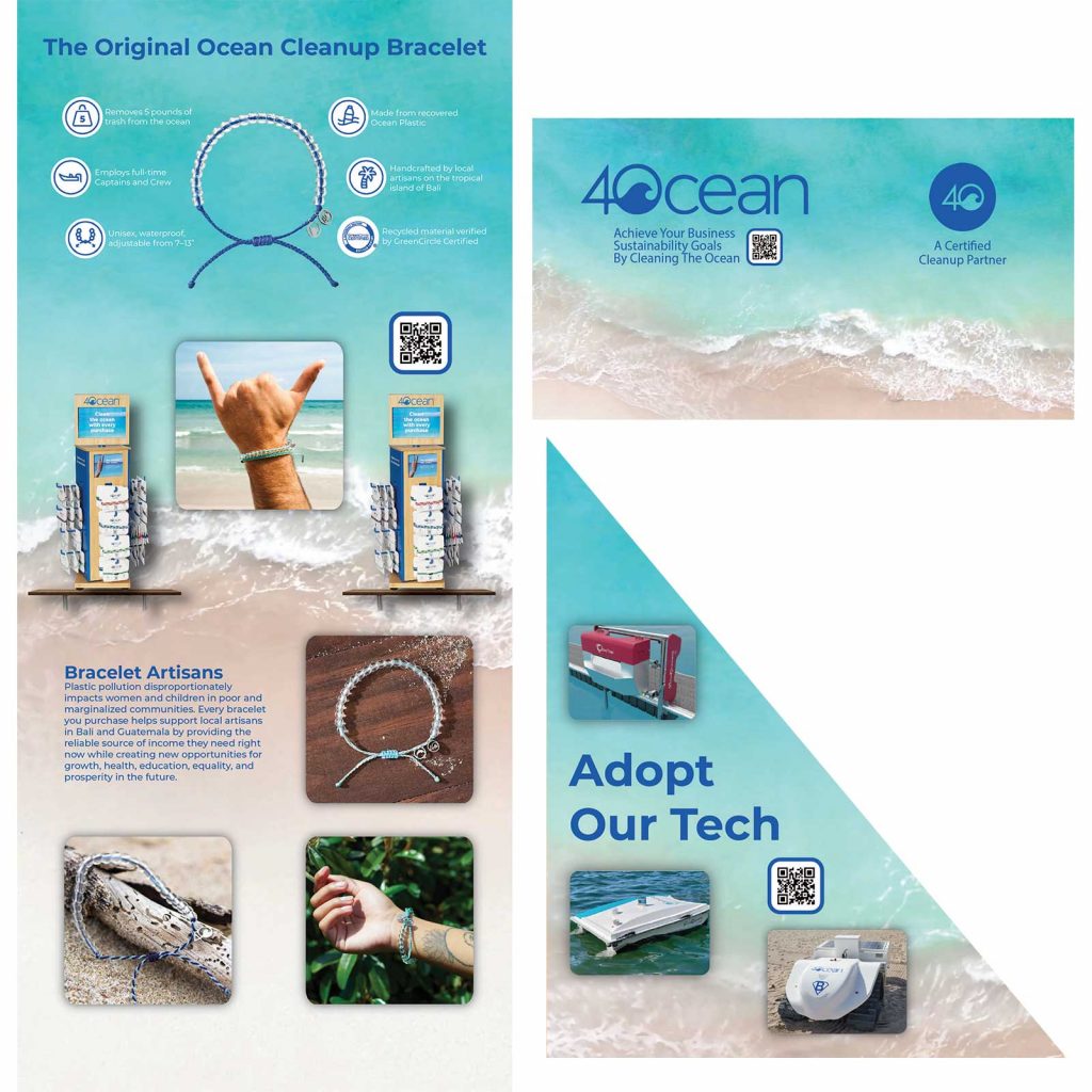 4 Ocean Large Booth Additional Artwork