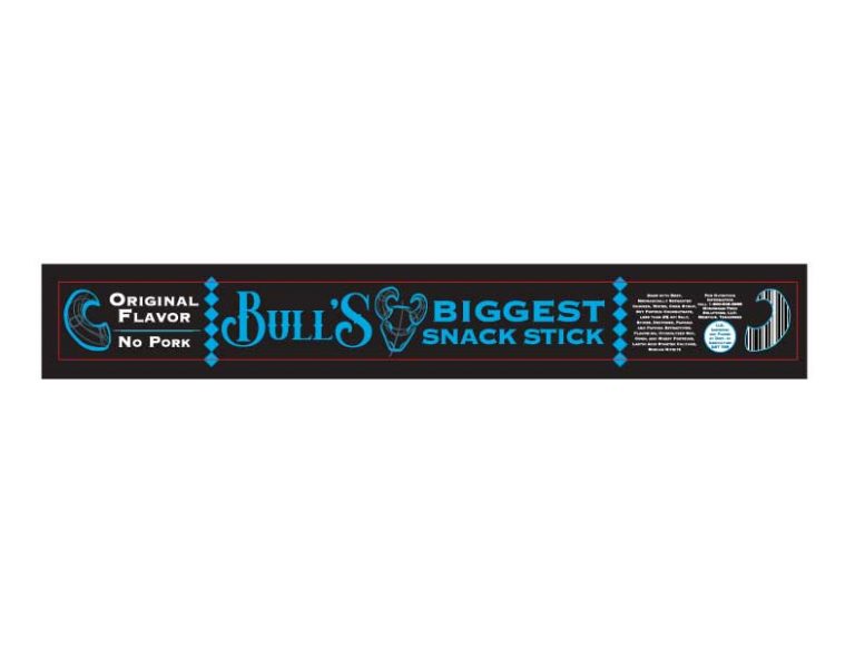 Bull's Short Snack Stick Label