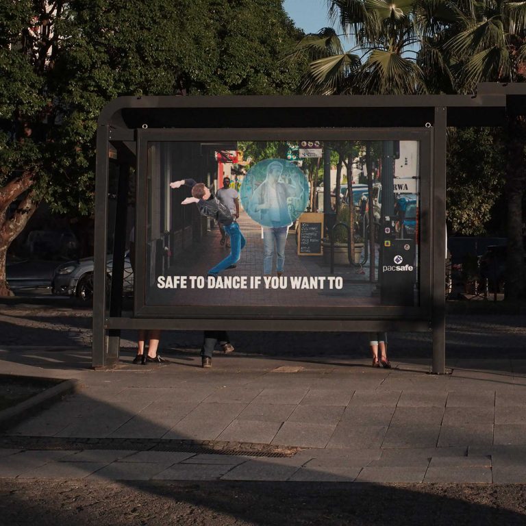 PacSafe Bus Ad 1 Mockup Concept