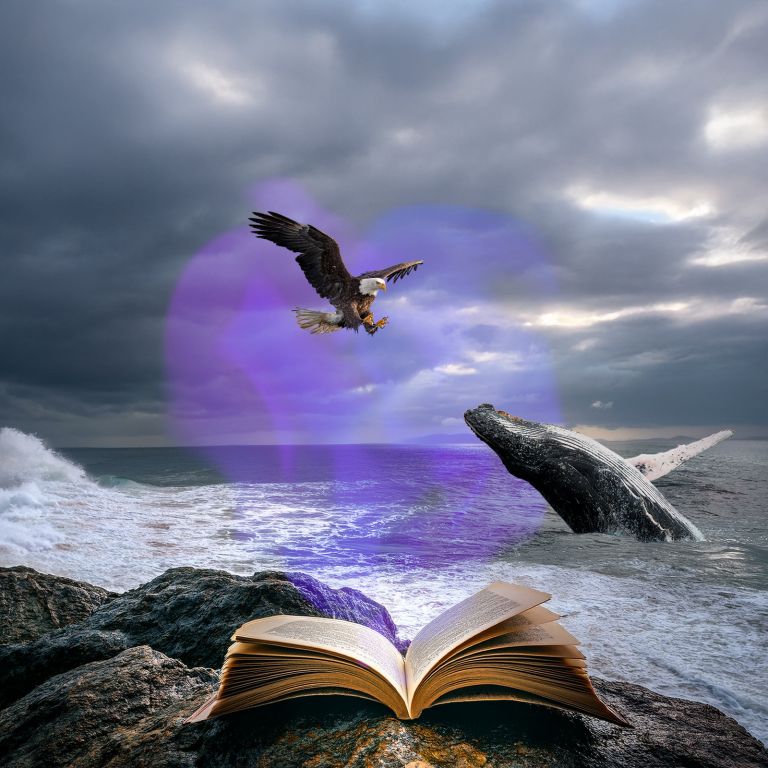 The Eagle and the Whale Book Scene