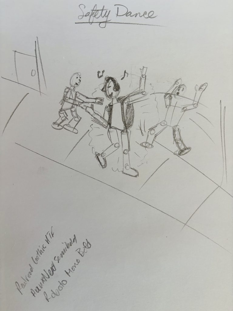 Safety Dance Early Concept Sketch