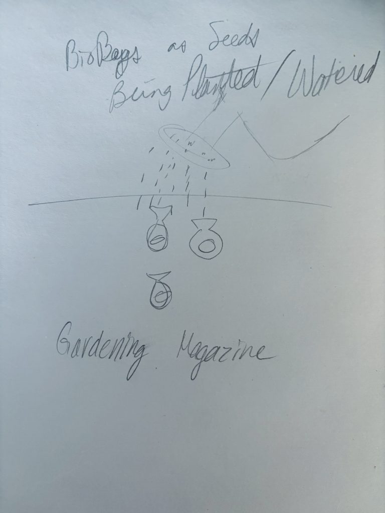 BioBag Campaign Early Concept Sketch 1