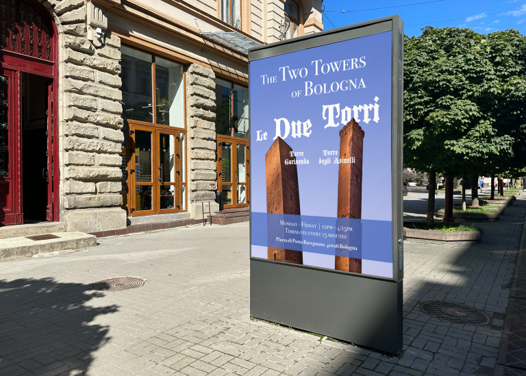 Due Torri Poster Mockup