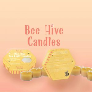 Bee Hive Candles Packaging Mockup