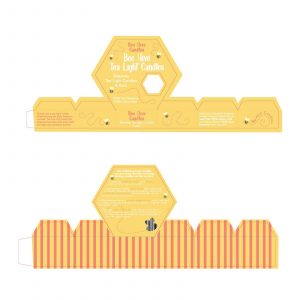 Bee Hive Candles Packaging