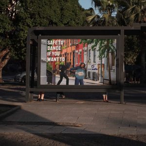 PacSafe Bus Ad Mockup