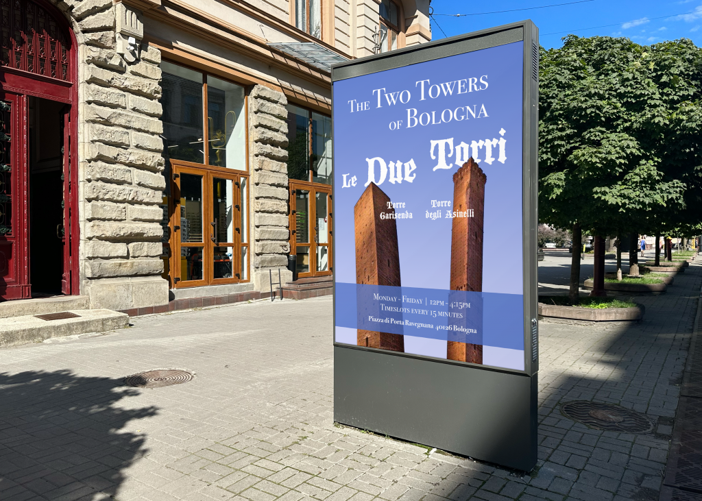 Due Torri Poster Mockup